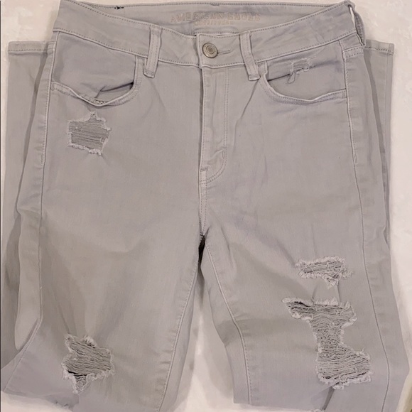 American Eagle hi-rise jegging - light grey - Picture 4 of 5